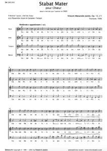 Stabat Mater, Op. 10, n° 1
