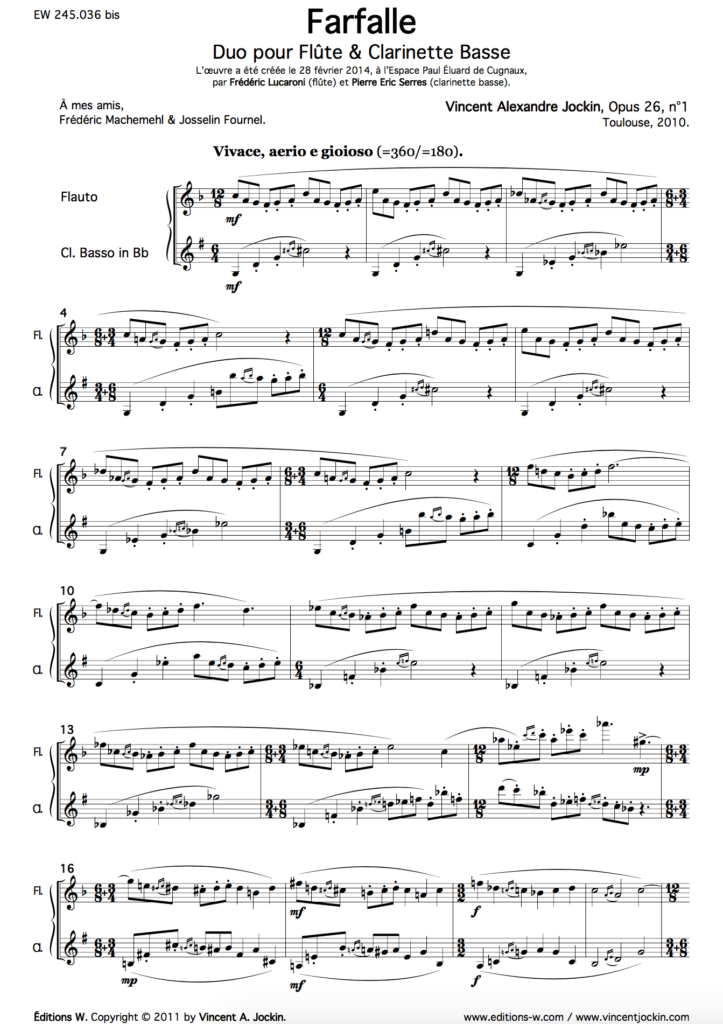 Farfalle, Op. 26, n° 1